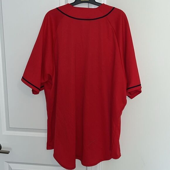 Sewn Majestic authentic Boston Red Sox Home BIG Man baseball jersey 2XL/XXL wow! - Picture 7 of 7